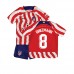 Cheap Atletico Madrid Antoine Griezmann #8 Home Football Kit Children 2022-23 Short Sleeve (+ pants)